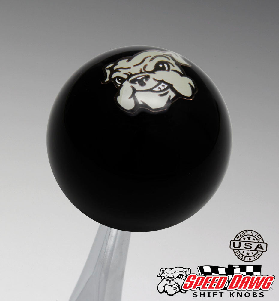 Speed Dawg Logo Emblem Black Shift Knob
