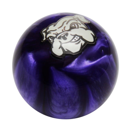 Speed Dawg Logo Emblem Purple Pearl Shift Knob