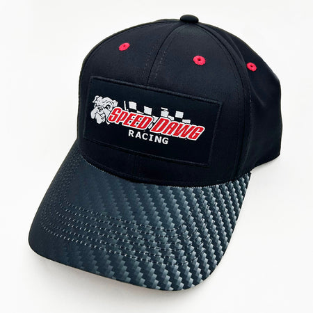Speed Dawg Racing Carbon Fiber Fade Brim Hat