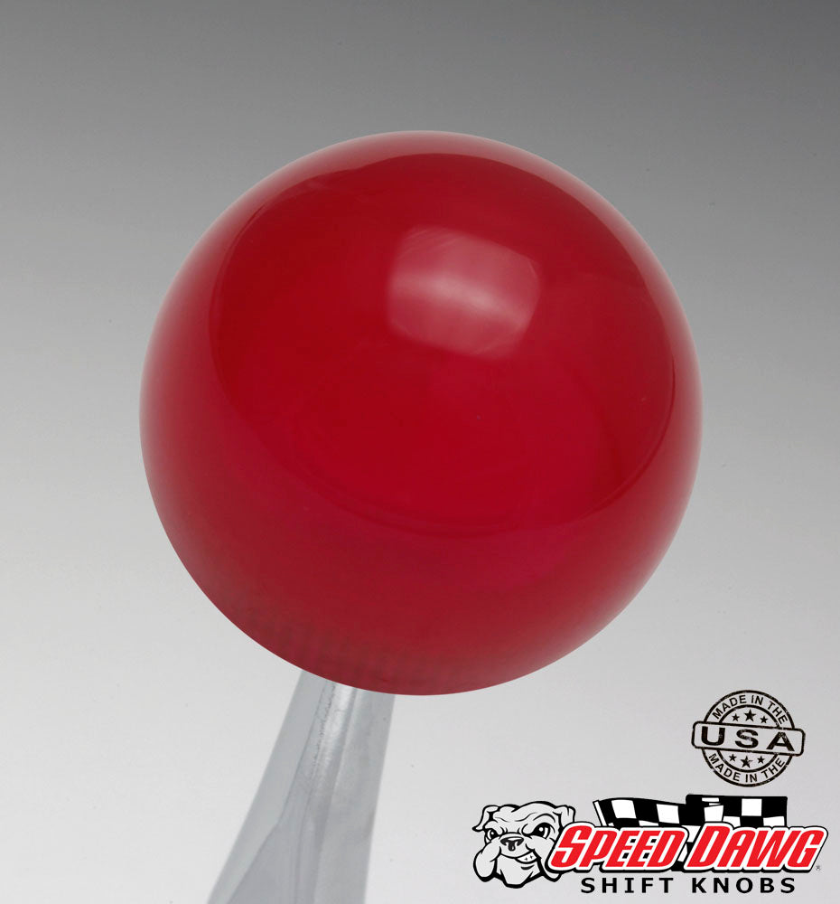 Transparent Dark Red Shift Knob