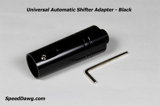 Universal Automatic Shifter Adapter with 16mm x 1.50 Threads Black ...