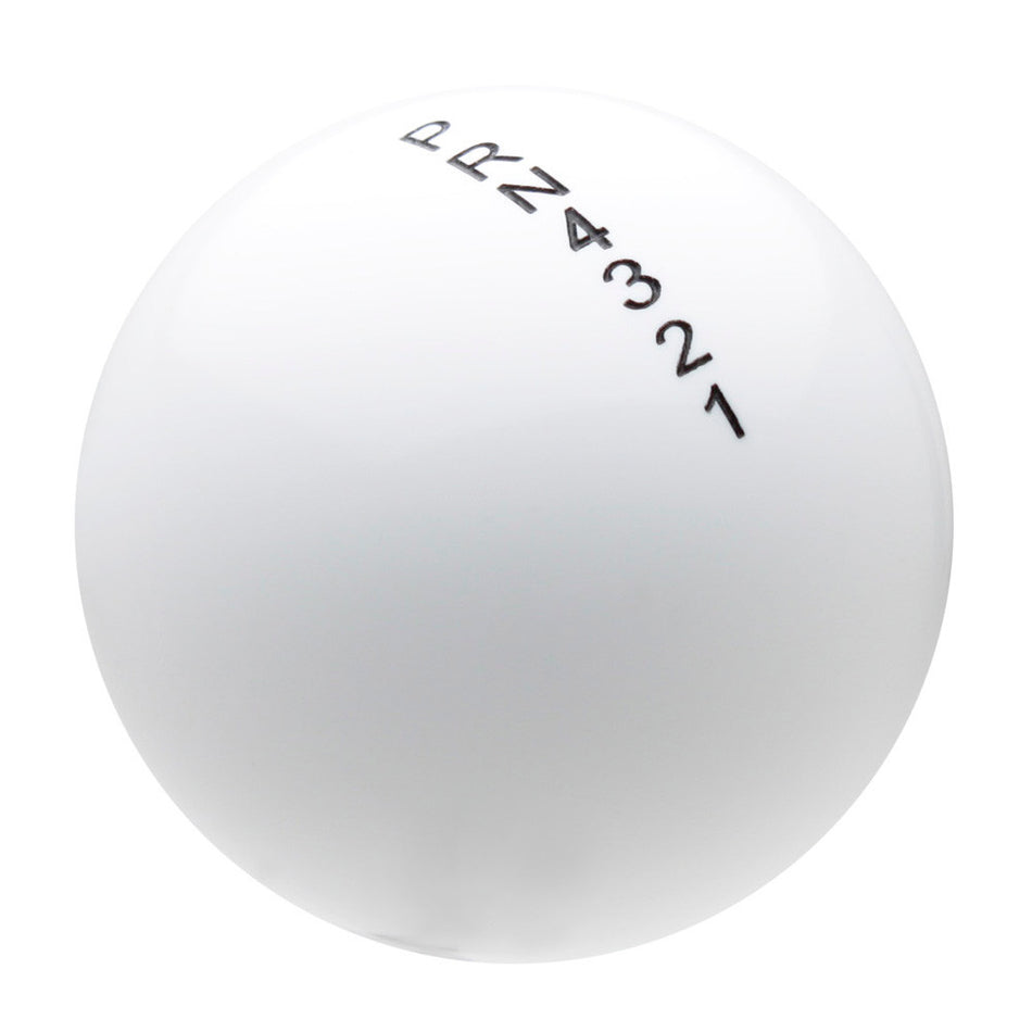 White 4 Speed Automatic Shift Pattern Shift Knob