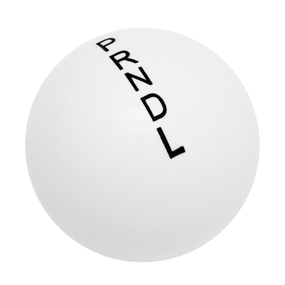 White Powerglide Automatic Shift Knob with Engraved Shift Pattern